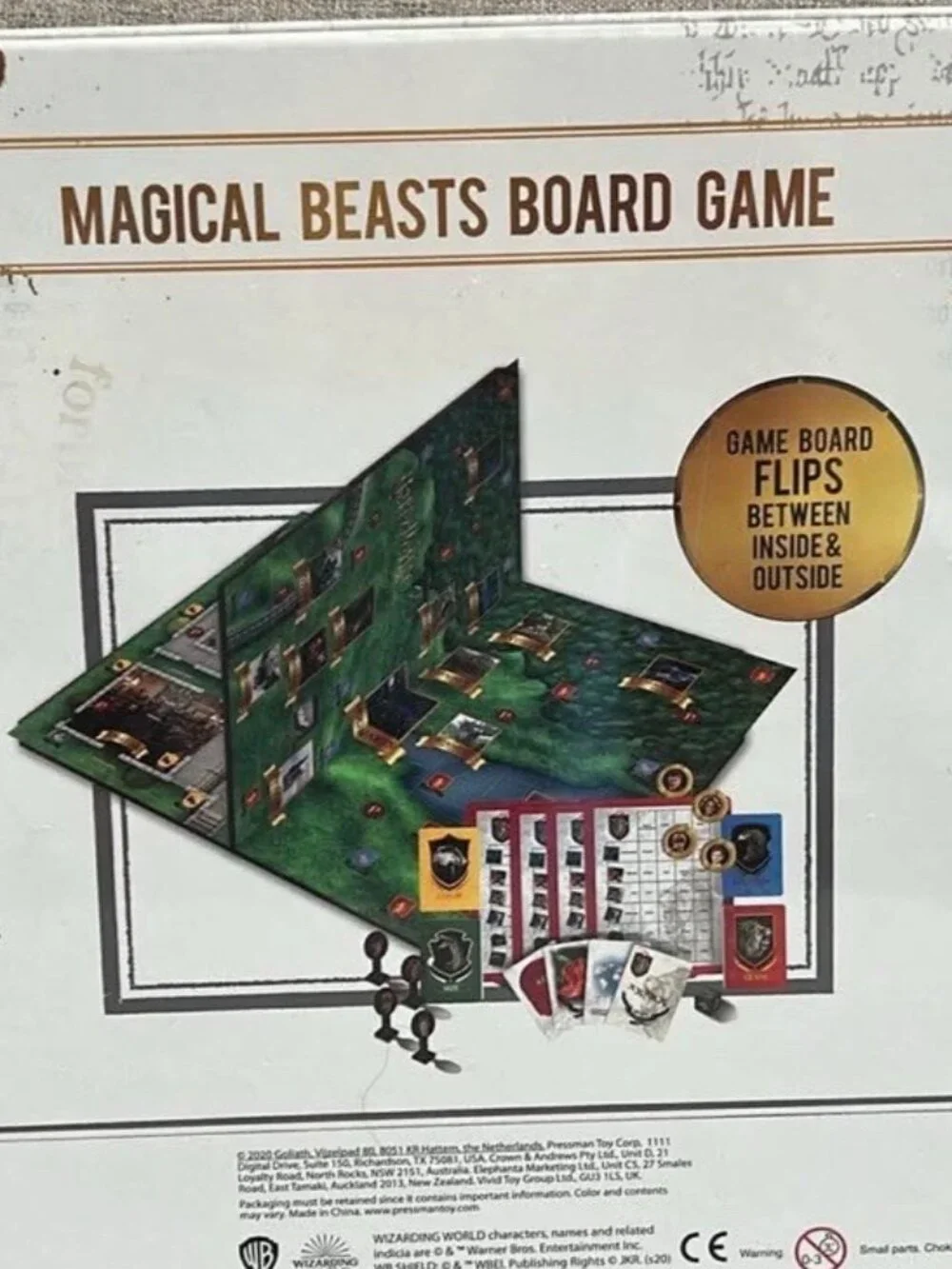 WIZARDING WORLD OF HARRY POTTER MAGICAL BEASTS BOARD GAME (RETIRED) BRAND NEW /